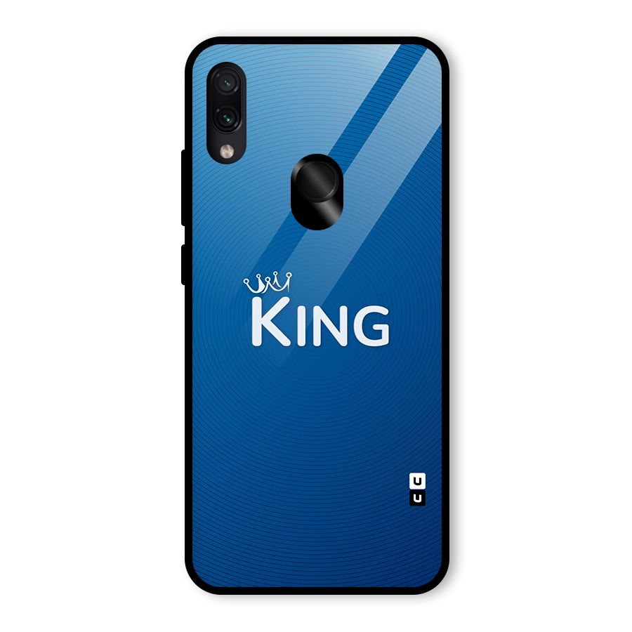 Royal King Glass Back Case for Redmi Note 7 Pro