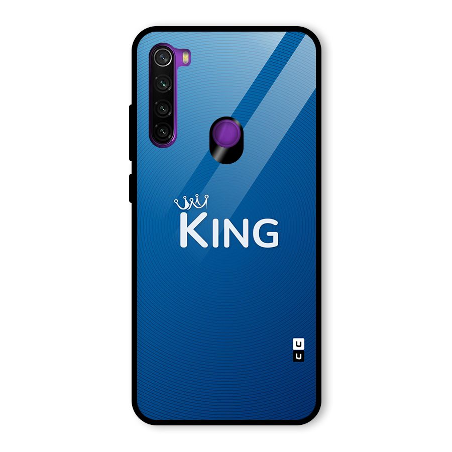 Royal King Glass Back Case for Redmi Note 8