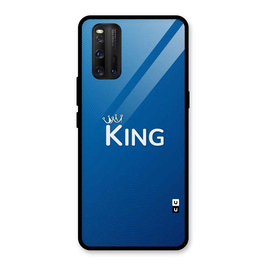 Royal King Glass Back Case for Vivo iQOO 3