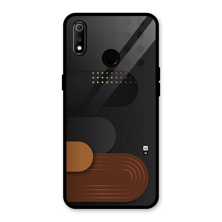 Royal Shades Glass Back Case for Realme 3