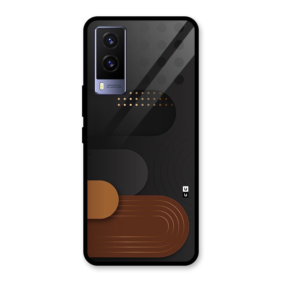 Royal Shades Glass Back Case for Vivo V21e 5G