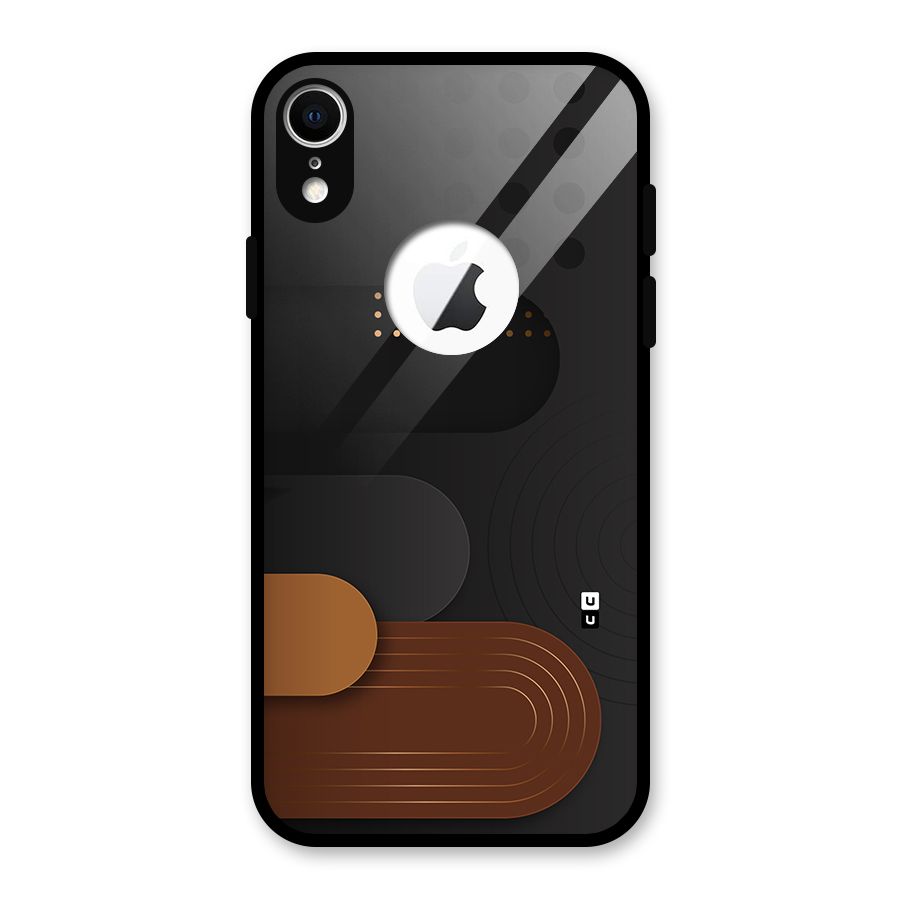 Royal Shades Glass Back Case for iPhone XR Logo Cut