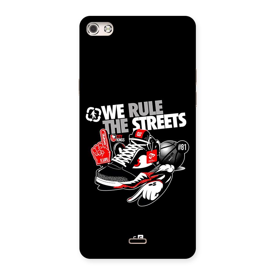 Rule The Streets Back Case for Canvas Silver 5