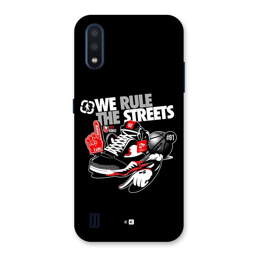 Rule The Streets Back Case for Galaxy M01
