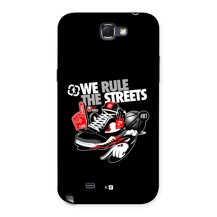 Rule The Streets Back Case for Galaxy Note 2