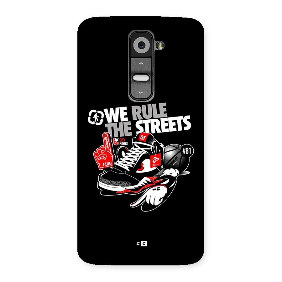 Rule The Streets Back Case for LG G2