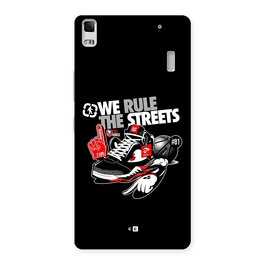 Rule The Streets Back Case for Lenovo K3 Note