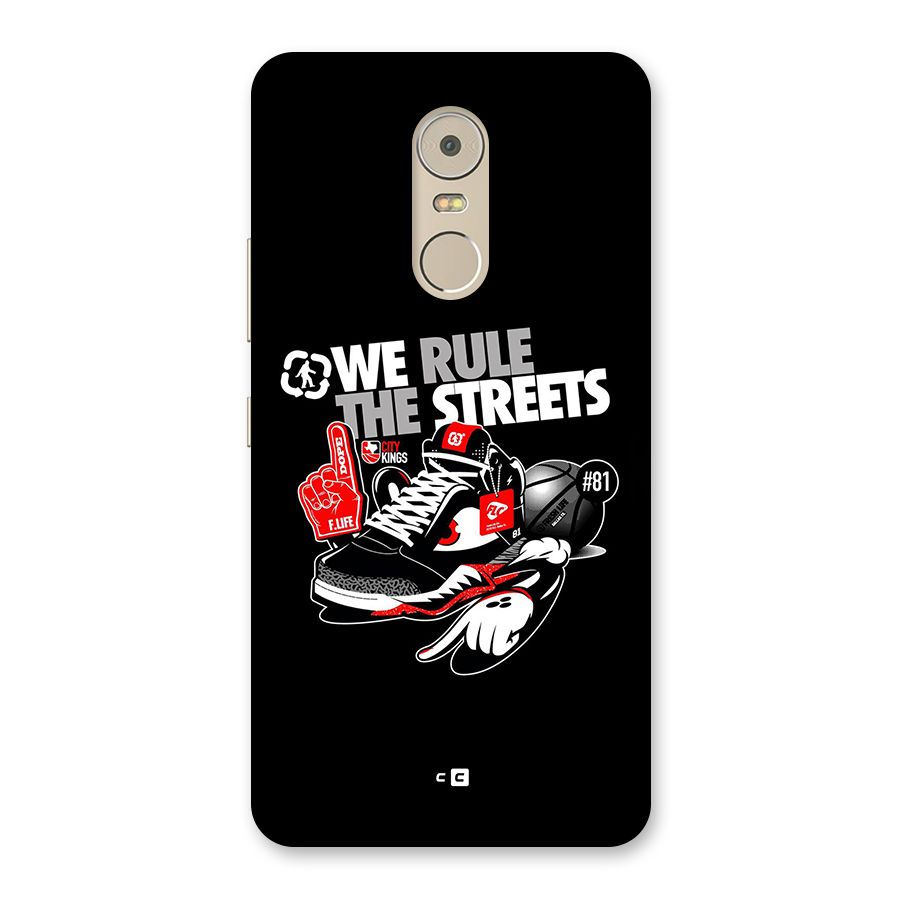 Rule The Streets Back Case for Lenovo K6 Note