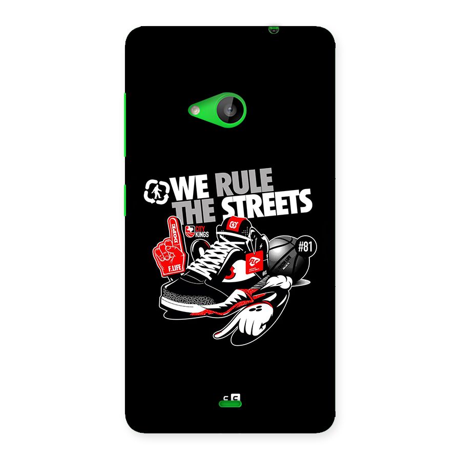 Rule The Streets Back Case for Lumia 535