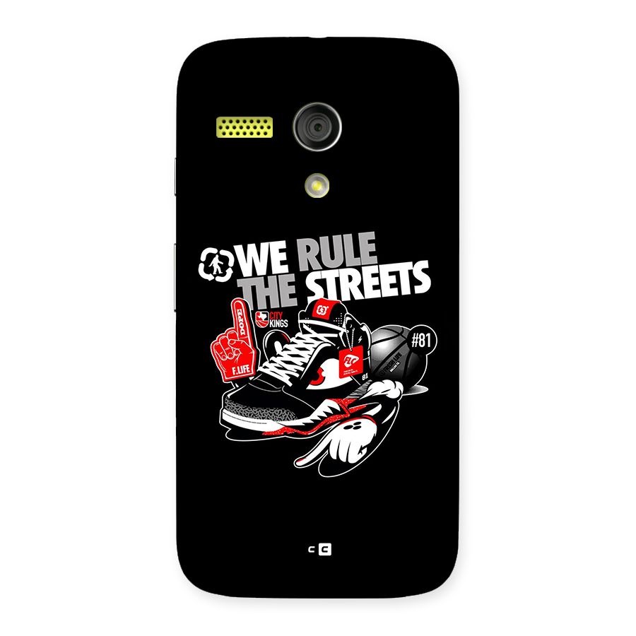 Rule The Streets Back Case for Moto G