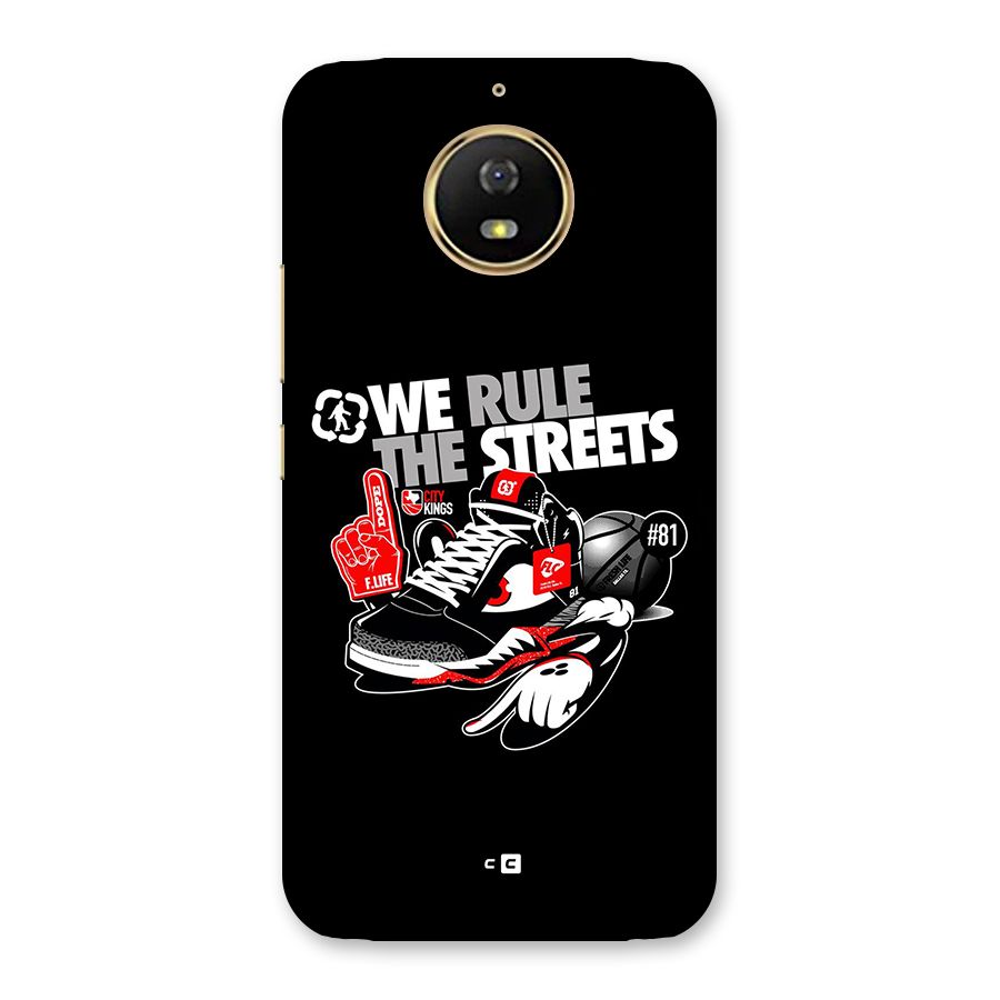 Rule The Streets Back Case for Moto G5s