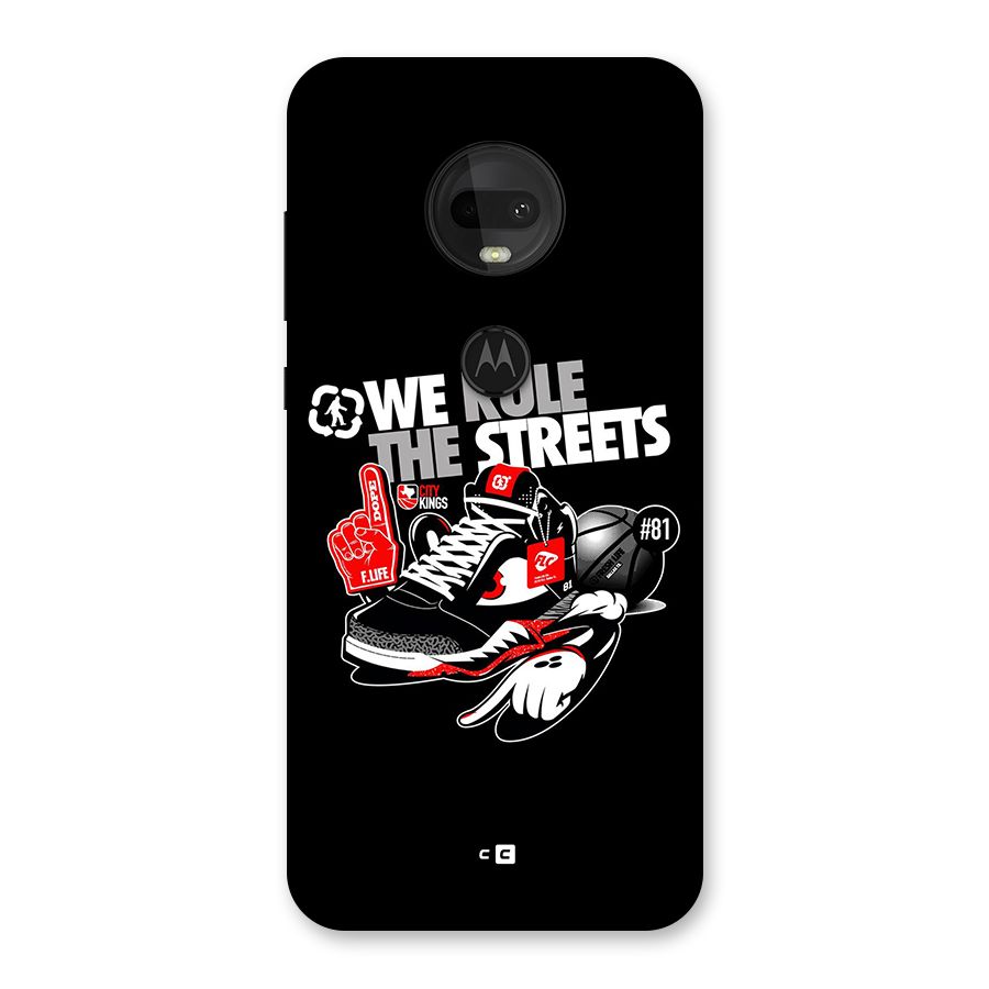 Rule The Streets Back Case for Moto G7
