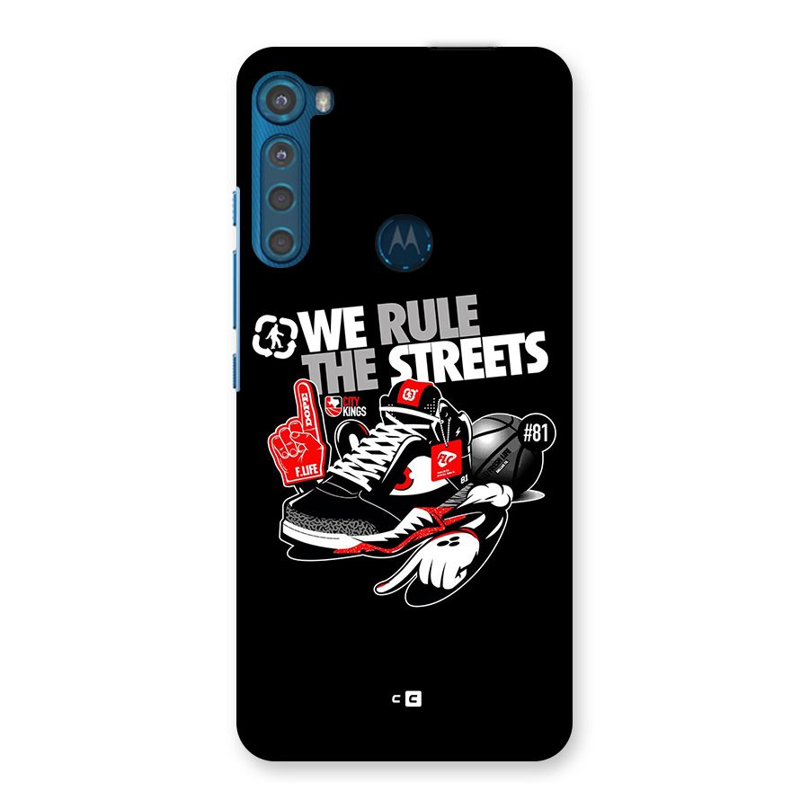 Rule The Streets Back Case for Motorola One Fusion Plus