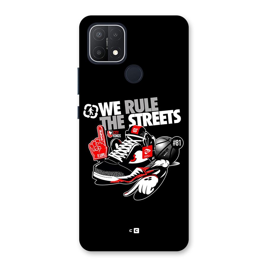 Rule The Streets Back Case for Oppo A15