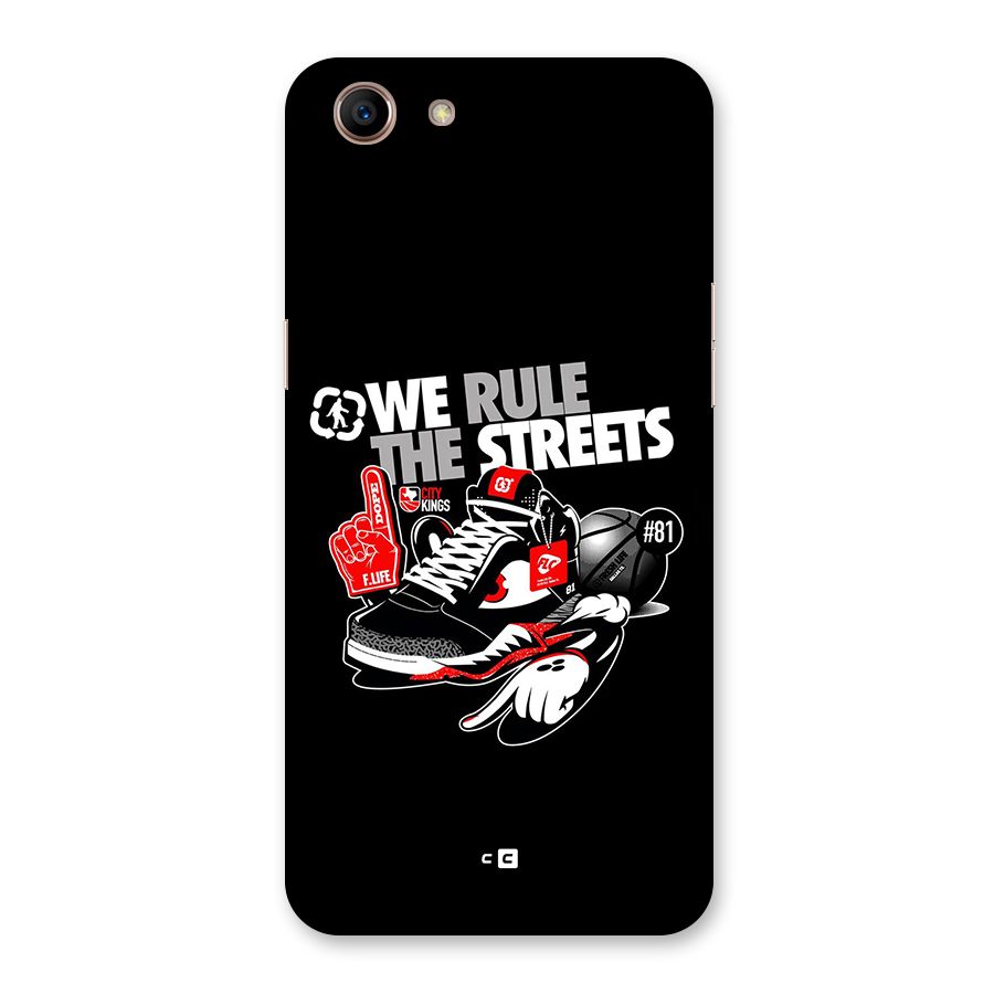Rule The Streets Back Case for Oppo A83 (2018)