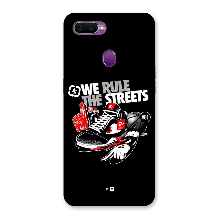 Rule The Streets Back Case for Oppo F9