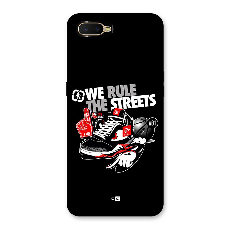 Rule The Streets Back Case for Oppo K1