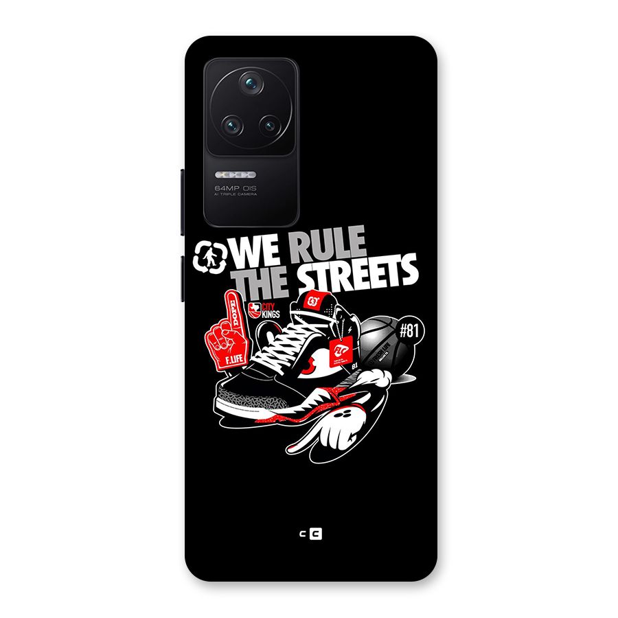 Rule The Streets Back Case for Poco F4 5G