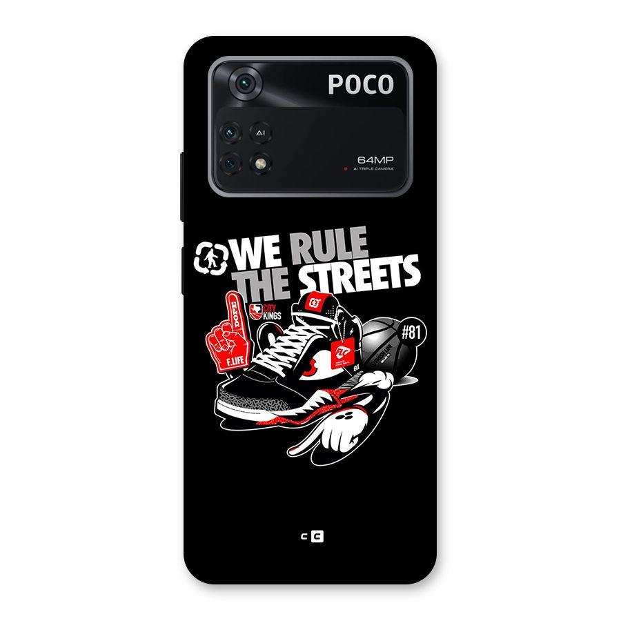 Rule The Streets Back Case for Poco M4 Pro 4G