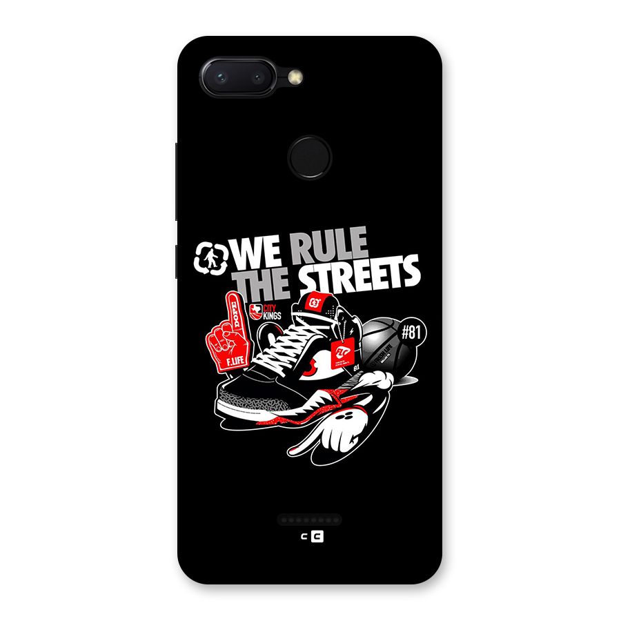 Rule The Streets Back Case for Redmi 6