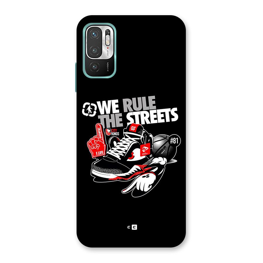 Rule The Streets Back Case for Redmi Note 10T 5G