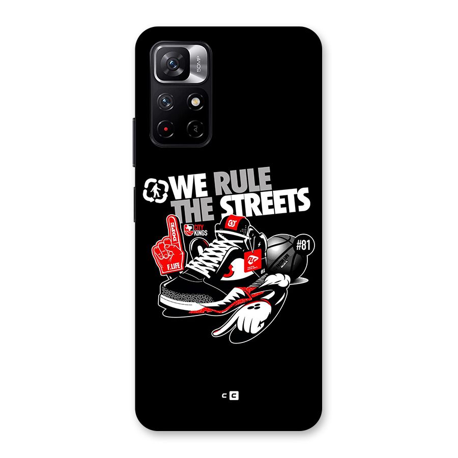 Rule The Streets Back Case for Redmi Note 11T 5G