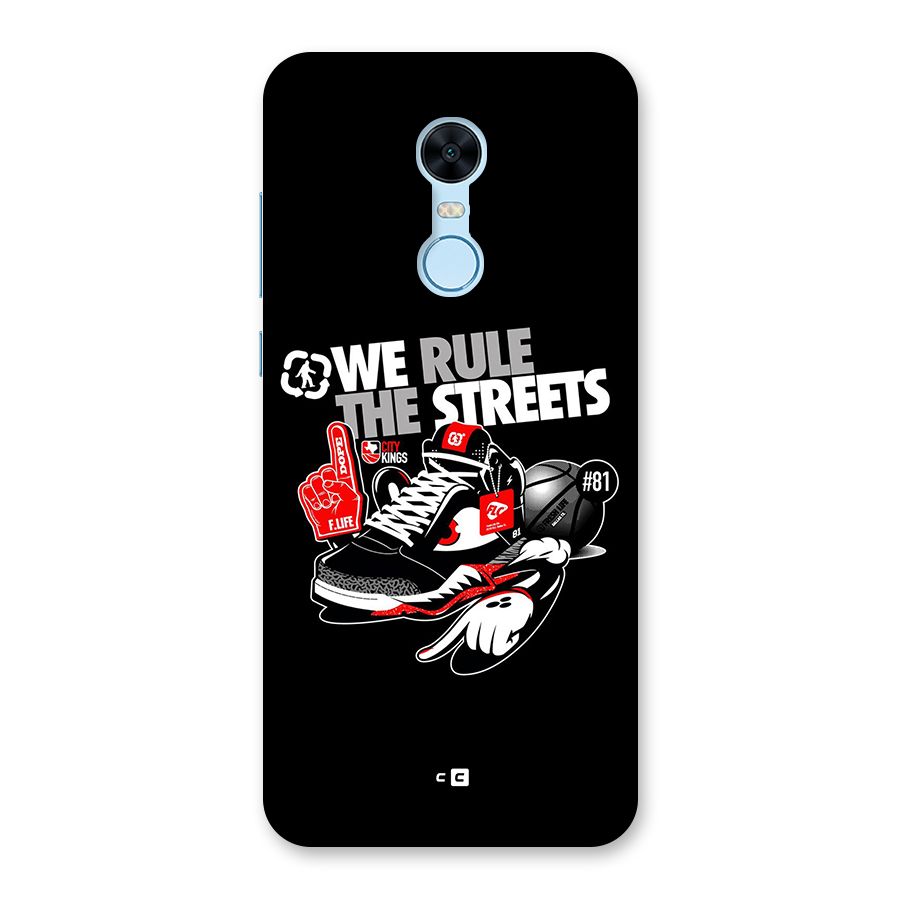 Rule The Streets Back Case for Redmi Note 5