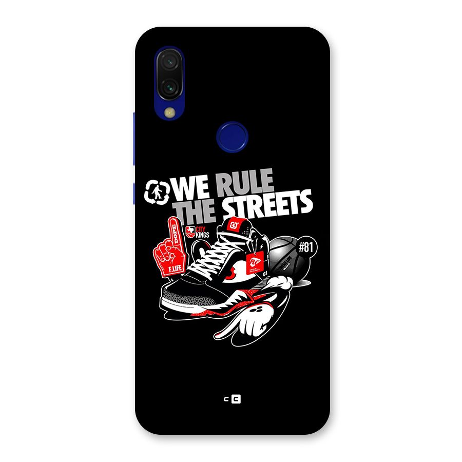 Rule The Streets Back Case for Redmi Y3