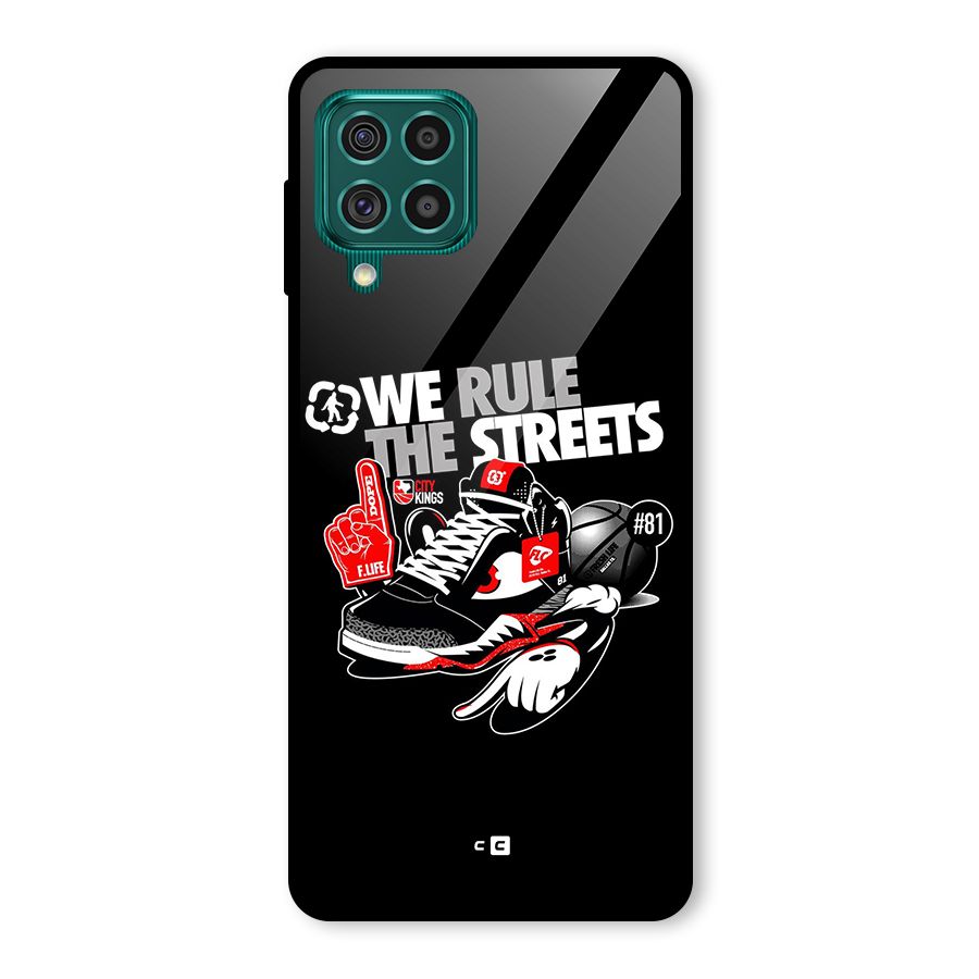 Rule The Streets Glass Back Case for Galaxy F62
