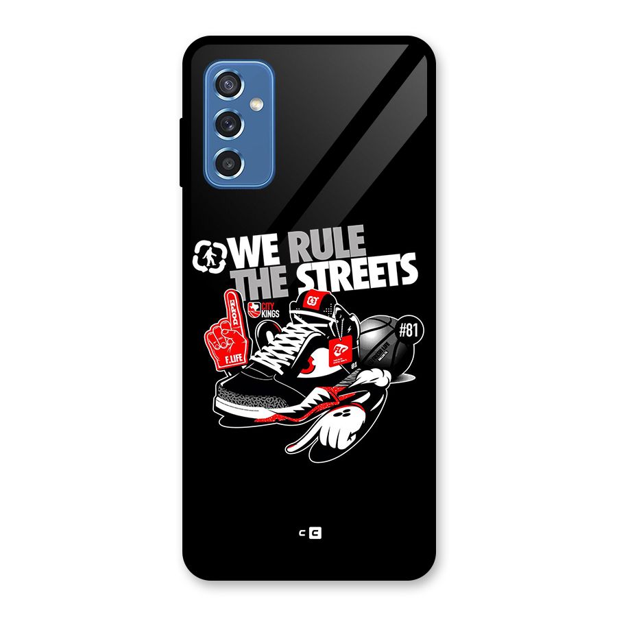 Rule The Streets Glass Back Case for Galaxy M52 5G