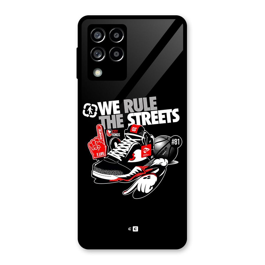 Rule The Streets Glass Back Case for Galaxy M53 5G