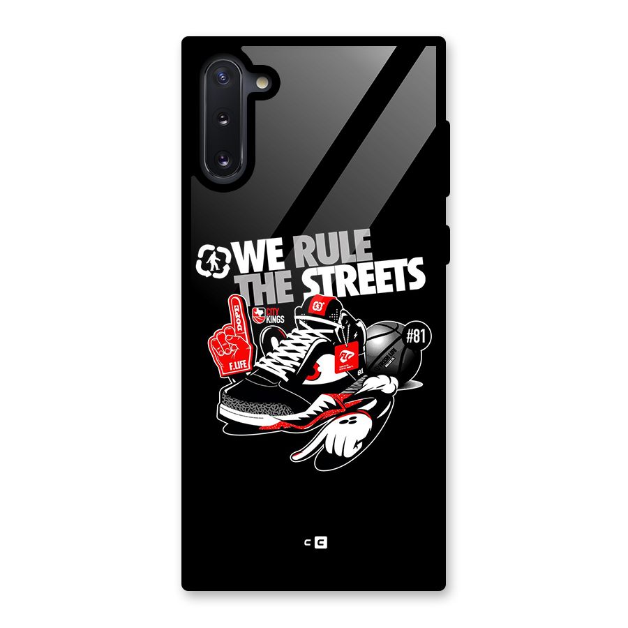 Rule The Streets Glass Back Case for Galaxy Note 10
