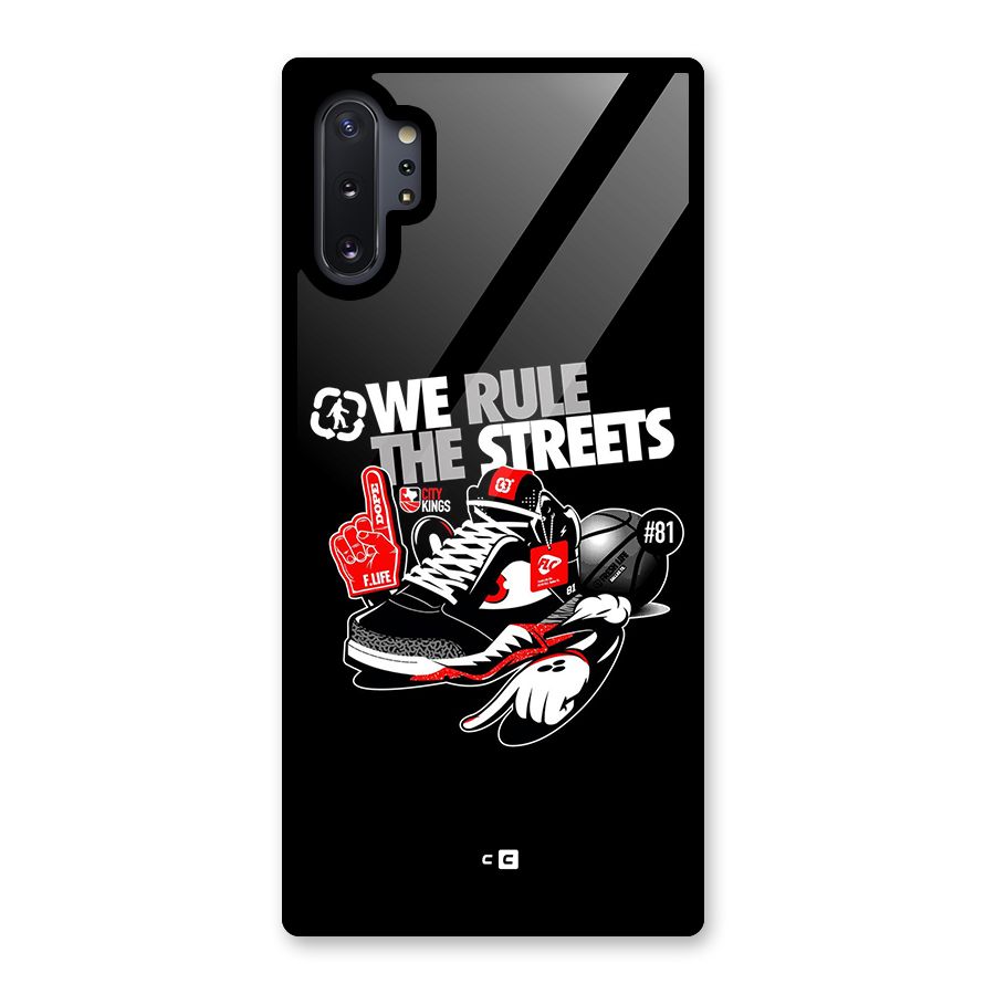 Rule The Streets Glass Back Case for Galaxy Note 10 Plus
