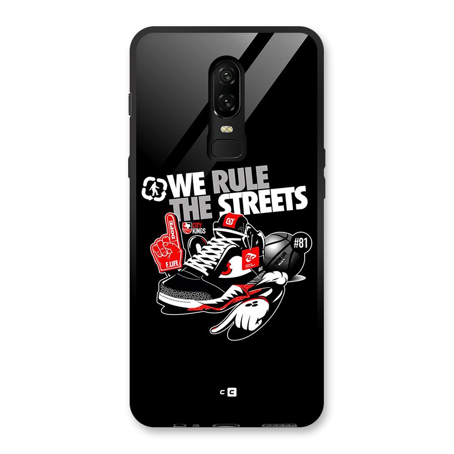 Rule The Streets Glass Back Case for OnePlus 6