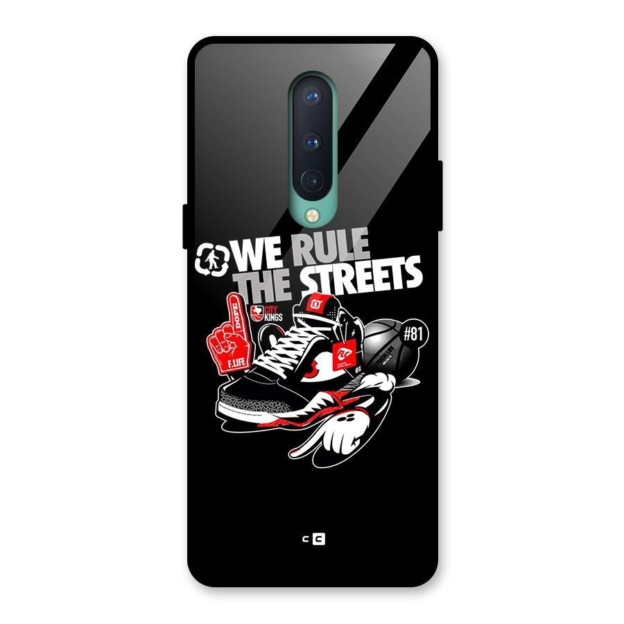 Rule The Streets Glass Back Case for OnePlus 8