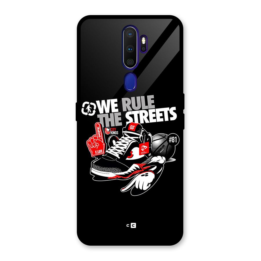 Rule The Streets Glass Back Case for Oppo A9 (2020)