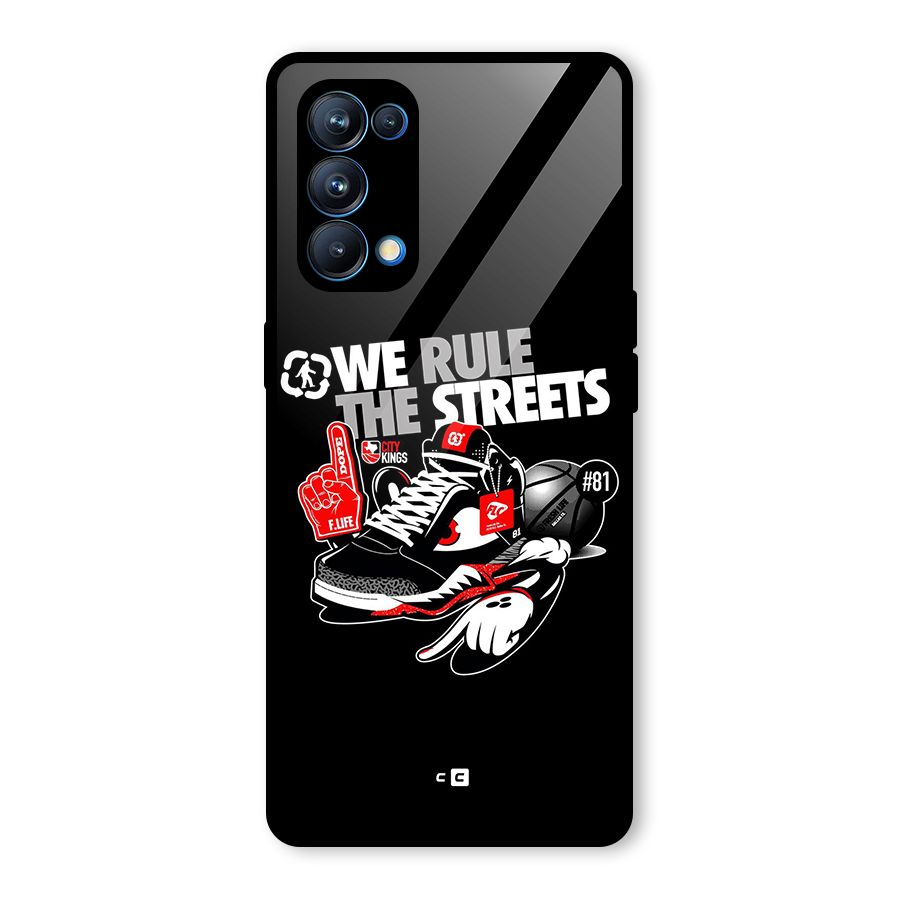 Rule The Streets Glass Back Case for Oppo Reno5 Pro 5G