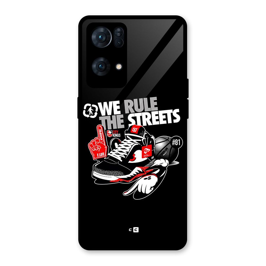 Rule The Streets Glass Back Case for Oppo Reno7 Pro 5G