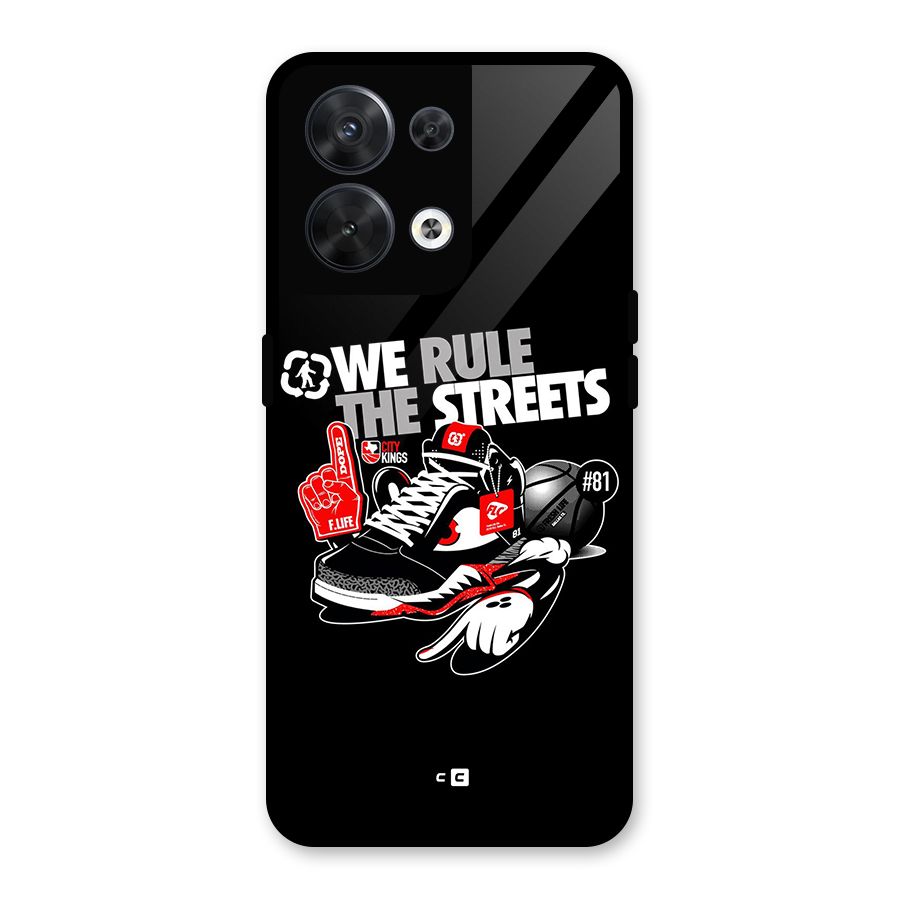 Rule The Streets Glass Back Case for Oppo Reno8 5G
