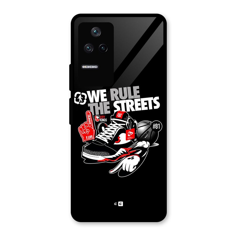 Rule The Streets Glass Back Case for Poco F4 5G