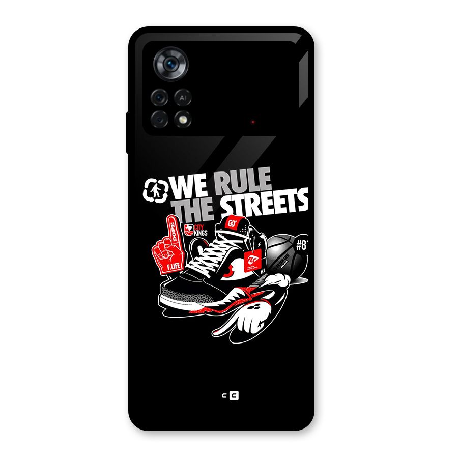 Rule The Streets Glass Back Case for Poco X4 Pro 5G