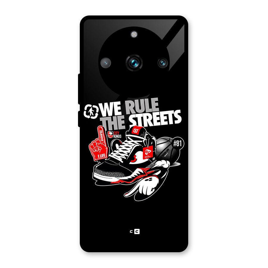 Rule The Streets Glass Back Case for Realme 11 Pro Plus
