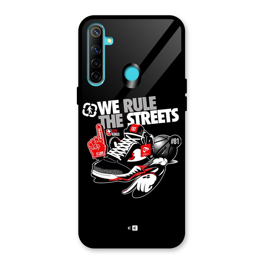 Rule The Streets Glass Back Case for Realme 5i
