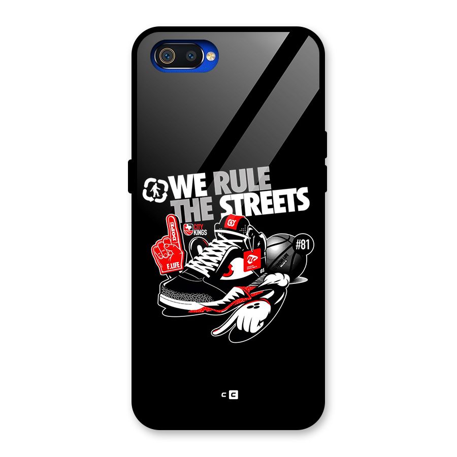 Rule The Streets Glass Back Case for Realme C2