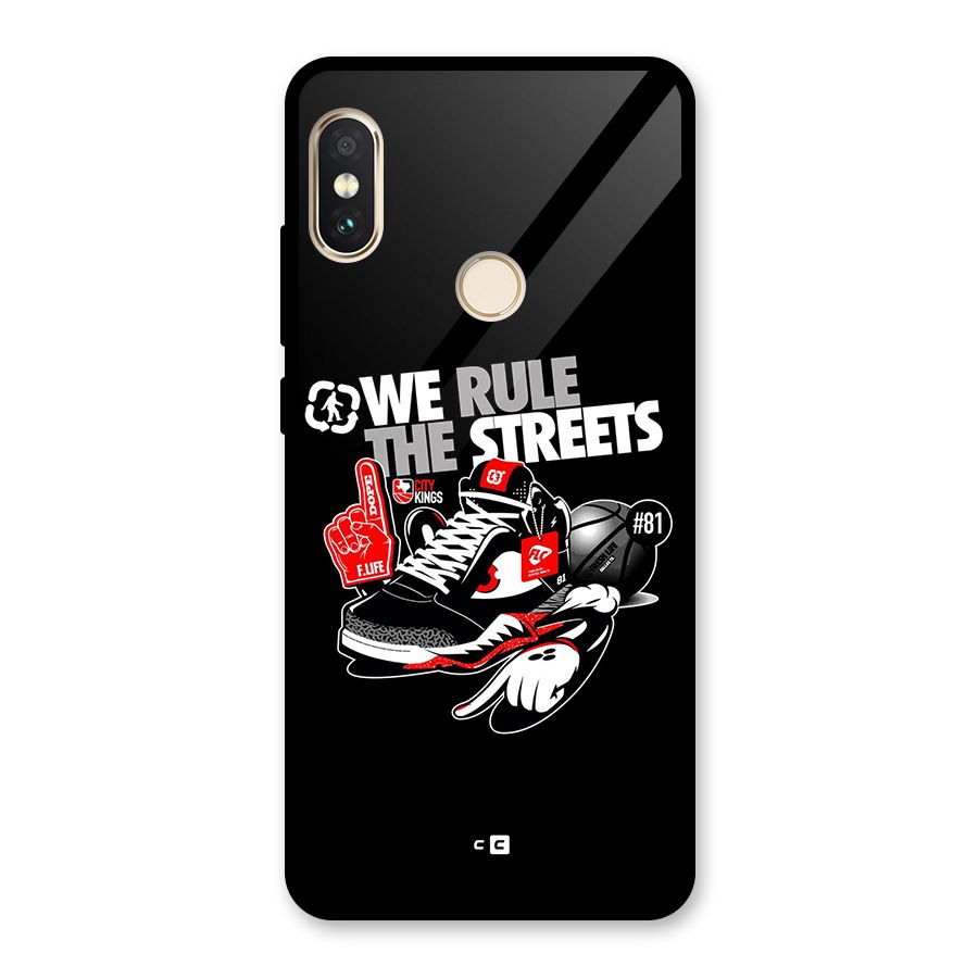 Rule The Streets Glass Back Case for Redmi Note 5 Pro