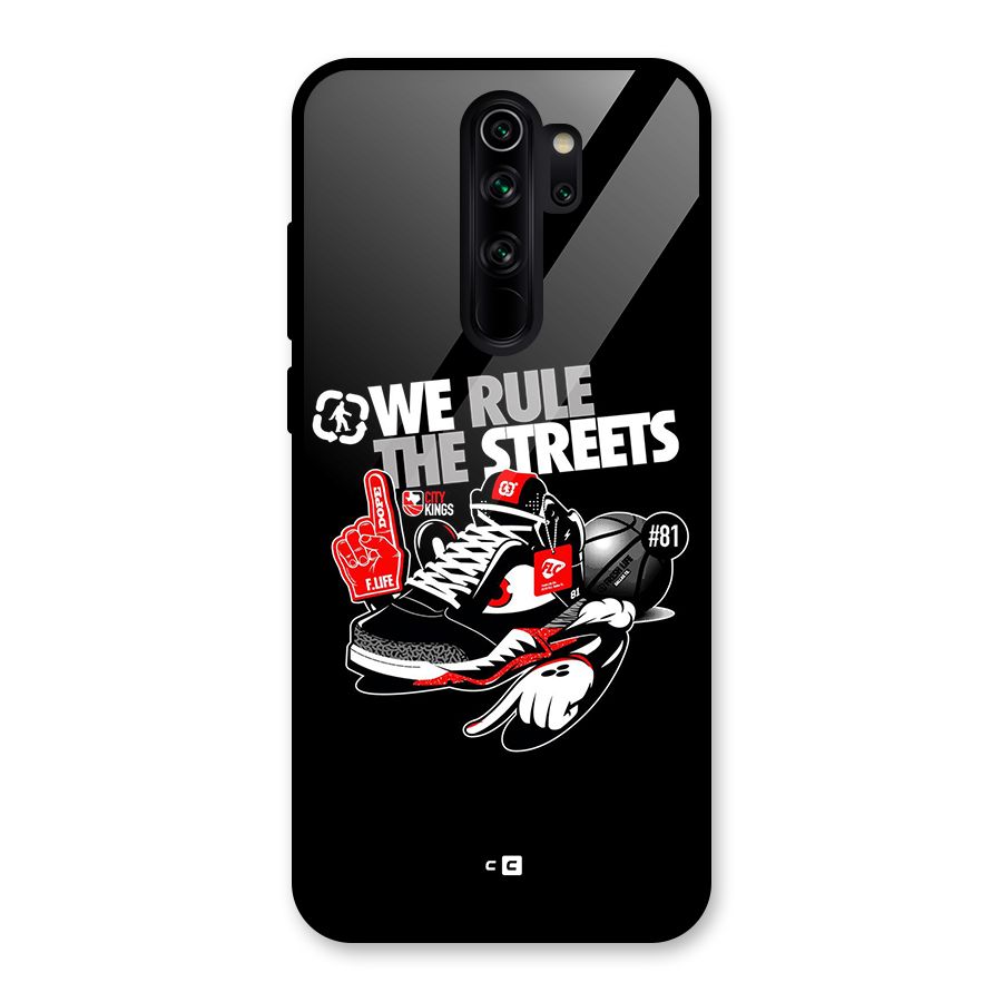 Rule The Streets Glass Back Case for Redmi Note 8 Pro