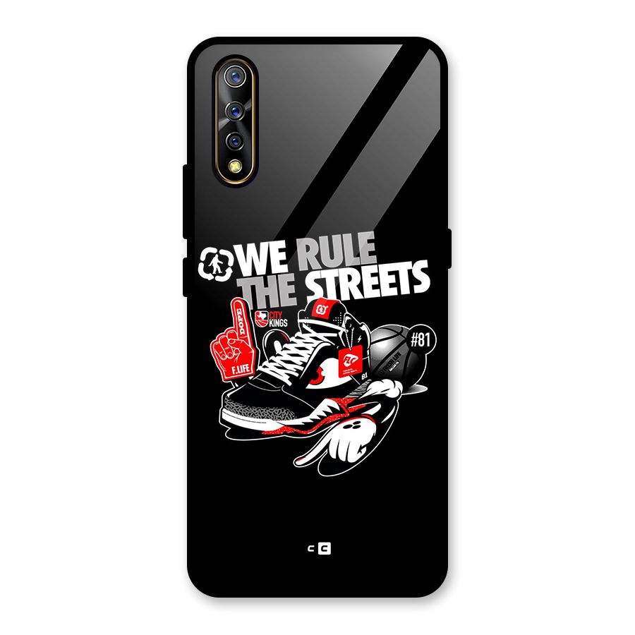 Rule The Streets Glass Back Case for Vivo S1