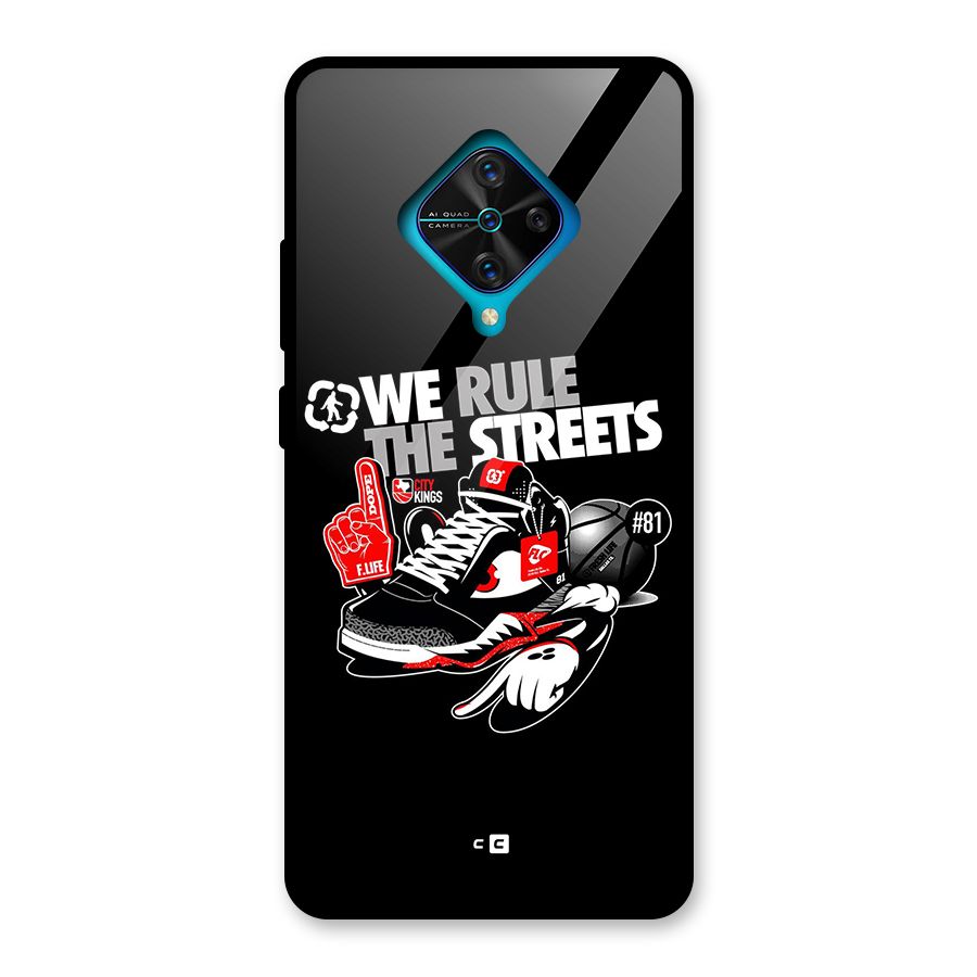 Rule The Streets Glass Back Case for Vivo S1 Pro