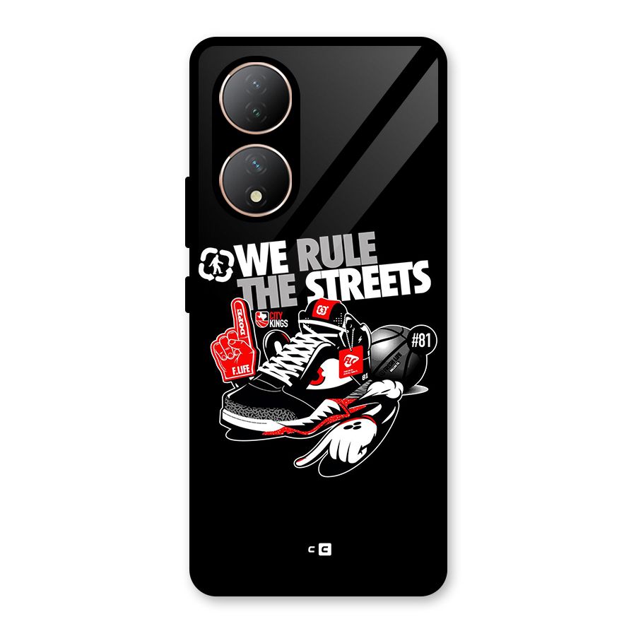 Rule The Streets Glass Back Case for Vivo T2