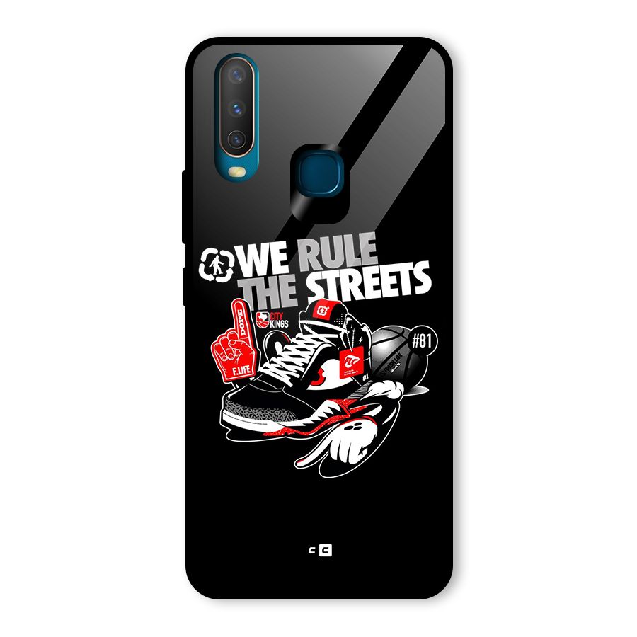 Rule The Streets Glass Back Case for Vivo U10